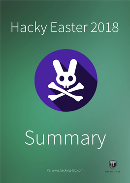 Hacky Easter 2017 Summary