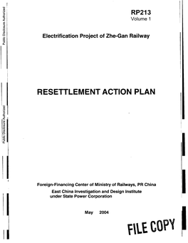 7 Resettlement Implementation Plan