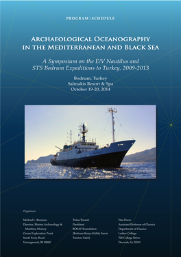 Archaeological Oceanography in the Mediterranean and Black Sea