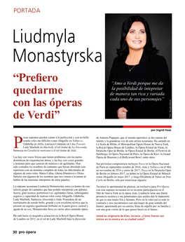 Liudmyla Monastyrska