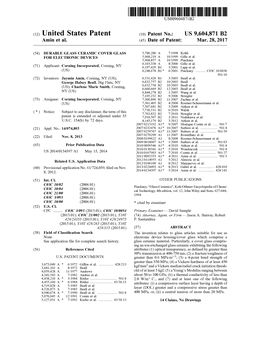 United States Patent (10) Patent No.: US 9,604.871 B2 Amin Et Al