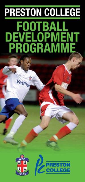 Preston College Football Development Programme