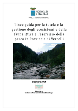 Regolamento Pesca Provincia Di Vercelli