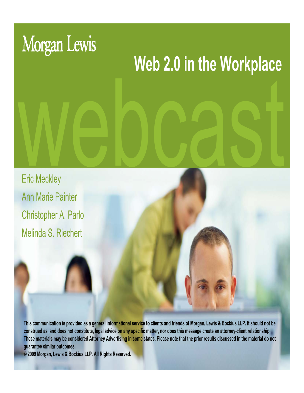 Web 2.0 in the Workplace
