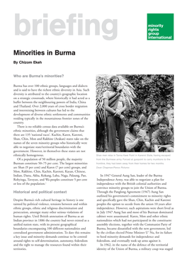 Minorities in Burma