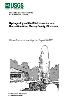 Hydrogeology of the Chickasaw National Recreation Area, Murray County, Oklahoma