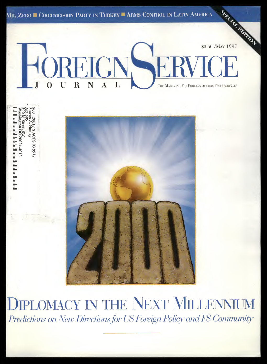 The Foreign Service Journal, May 1997