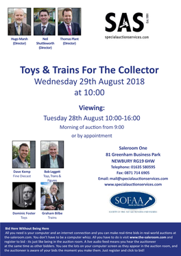 Toys & Trains for the Collector