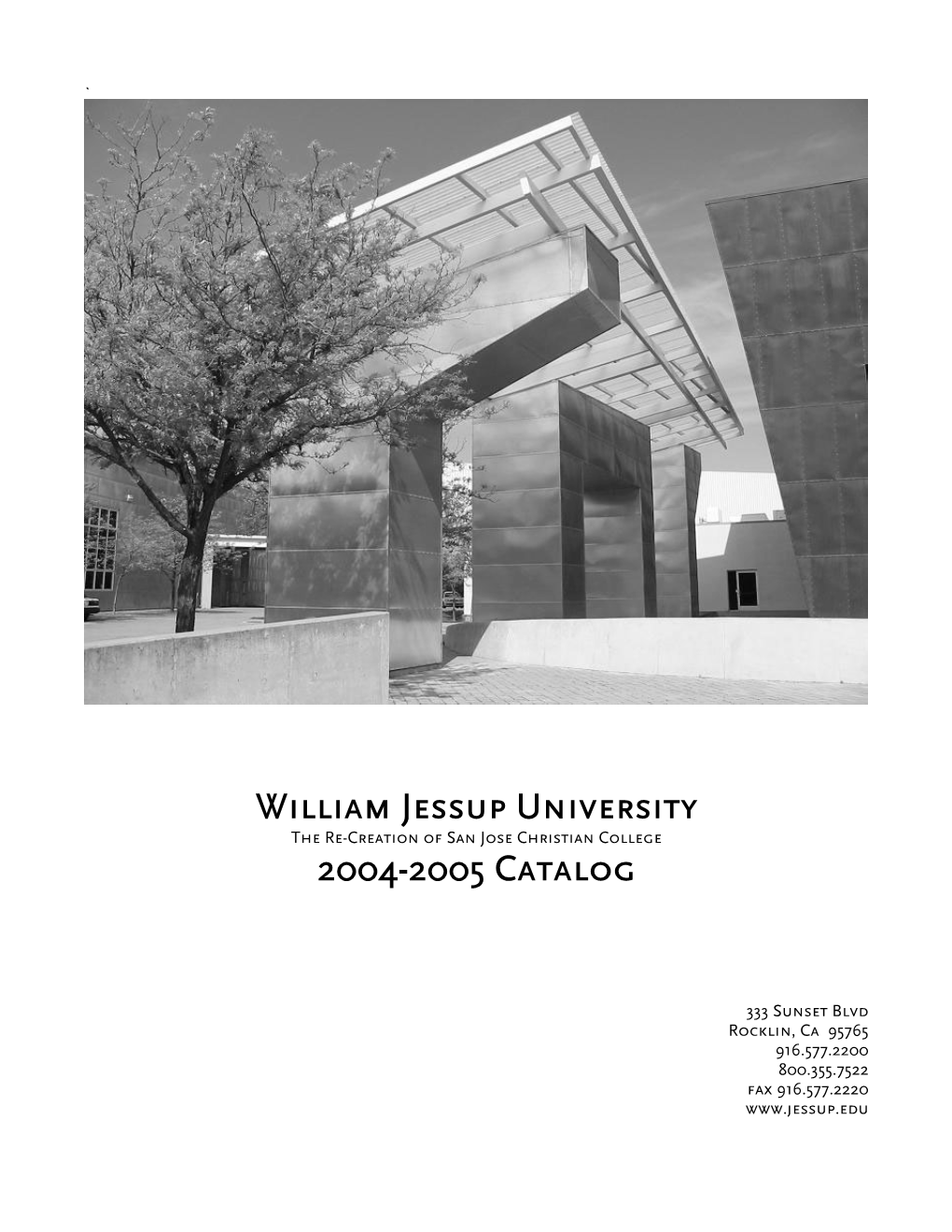 2004-2005 Academic Catalog