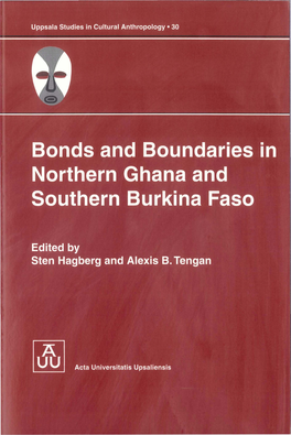 Onds and Boundaries in Orthern Ghana and Southern Burkina Faso
