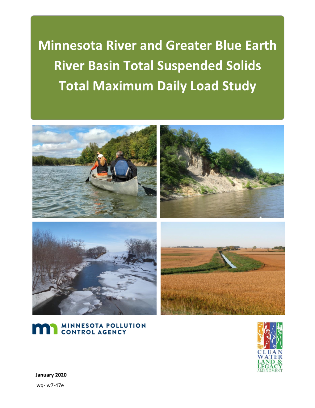 Minnesota River and Greater Blue Earth River Basin TSS TMDL Minnesota Pollution Control Agency I 5.2 Percent Reductions