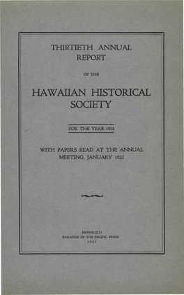 Hawaiian Historical Society