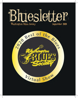 September 2020 BLUESLETTER Washington Blues Society in This Issue