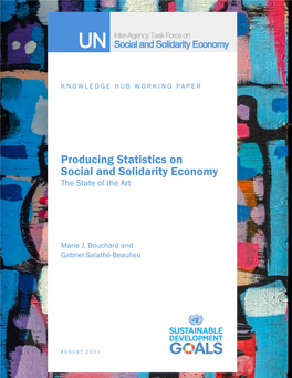 Producing Statistics on Social and Solidarity Economy the State of the Art