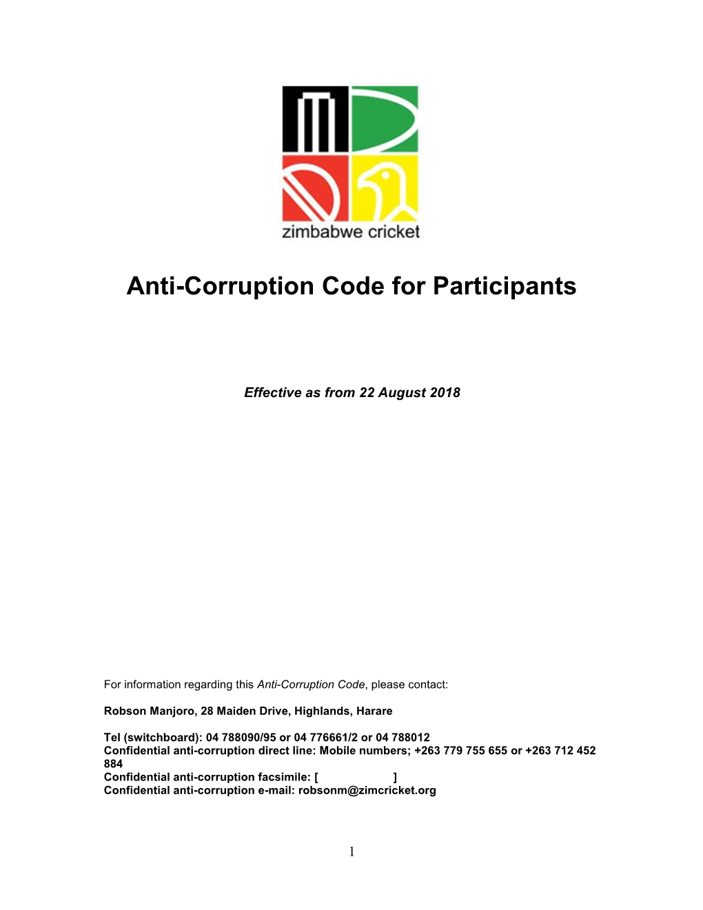 The World Anti-Doping Code