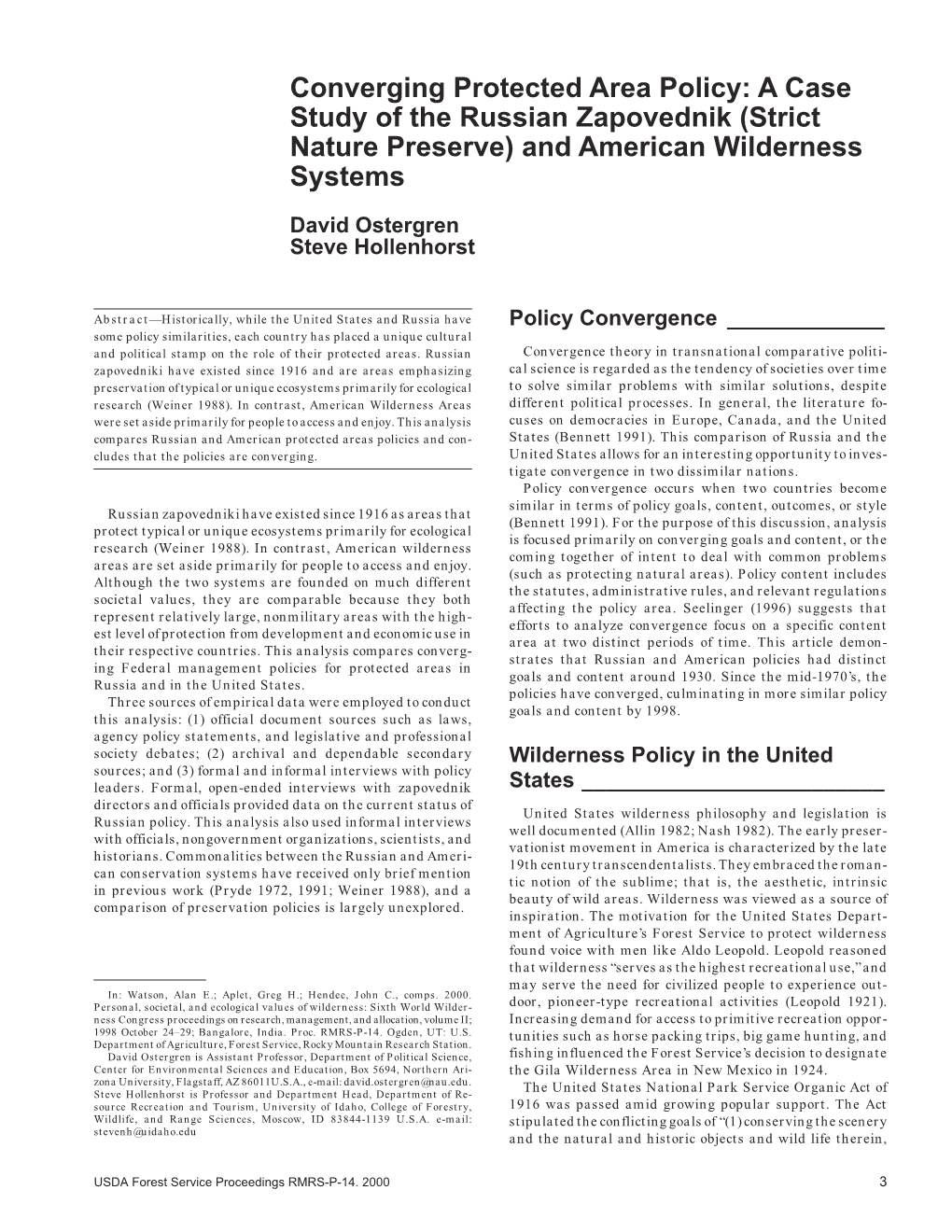 And American Wilderness Systems