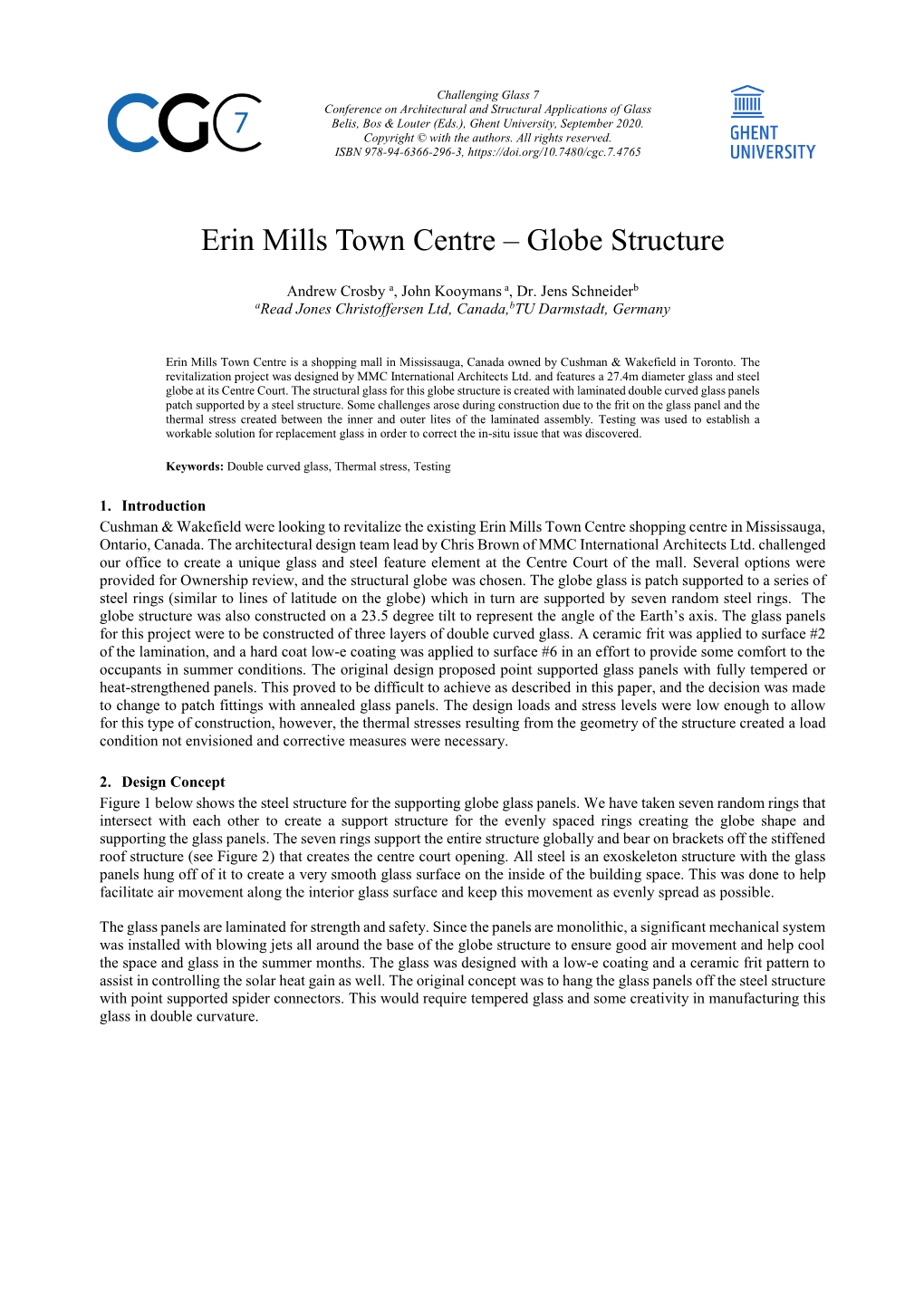 Erin Mills Town Centre – Globe Structure