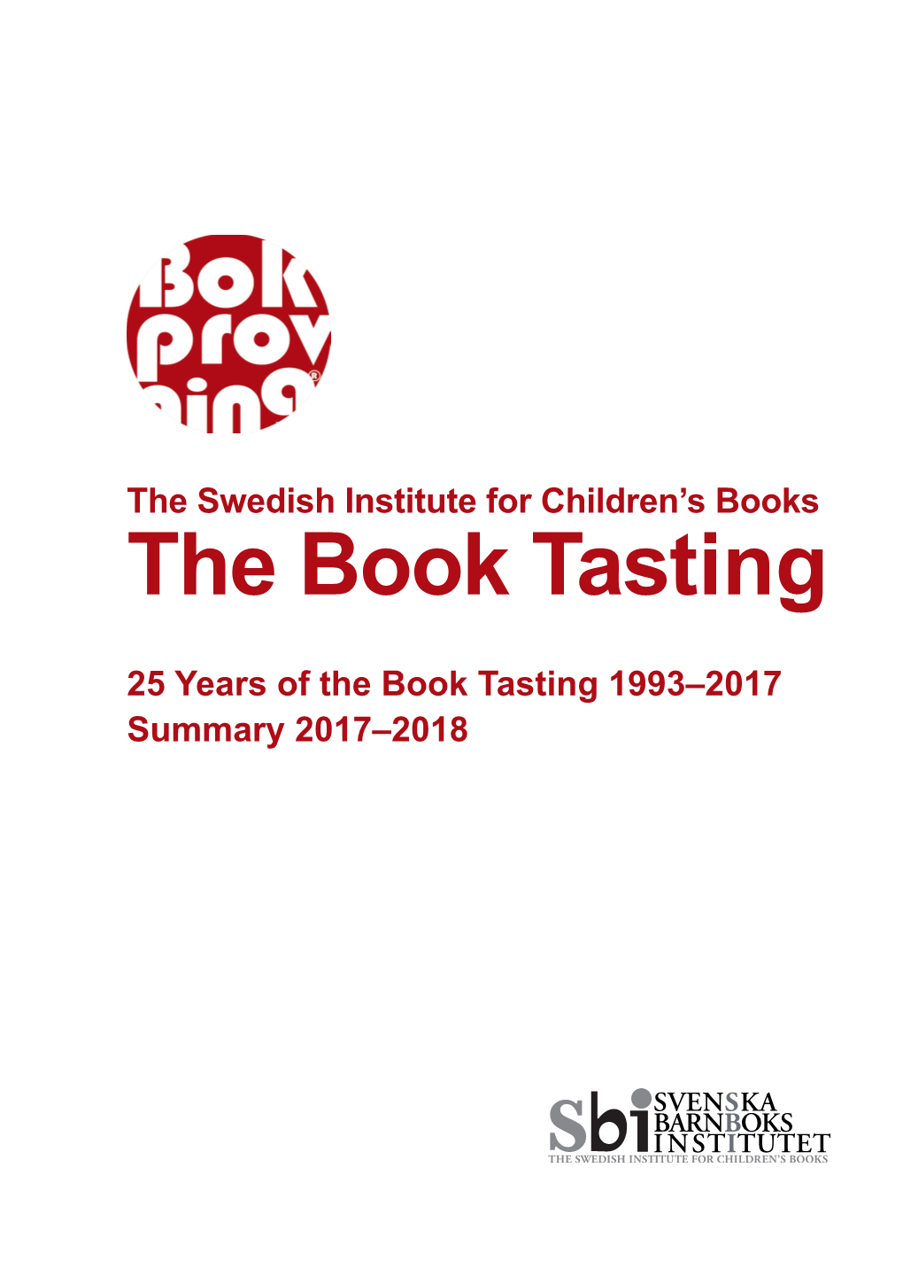 The Book Tasting