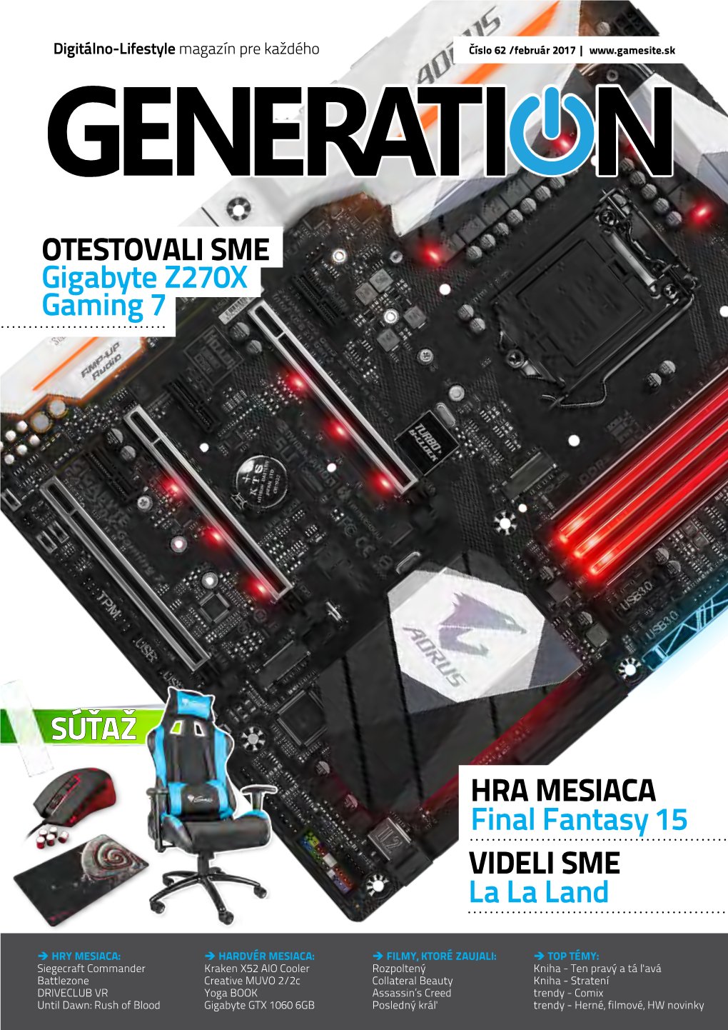 OTESTOVALI SME Gigabyte Z270X Gaming 7 HRA MESIACA Final