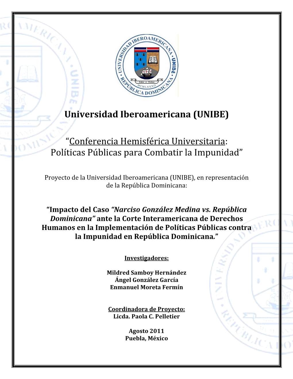 Universidad Iberoamericana (UNIBE)