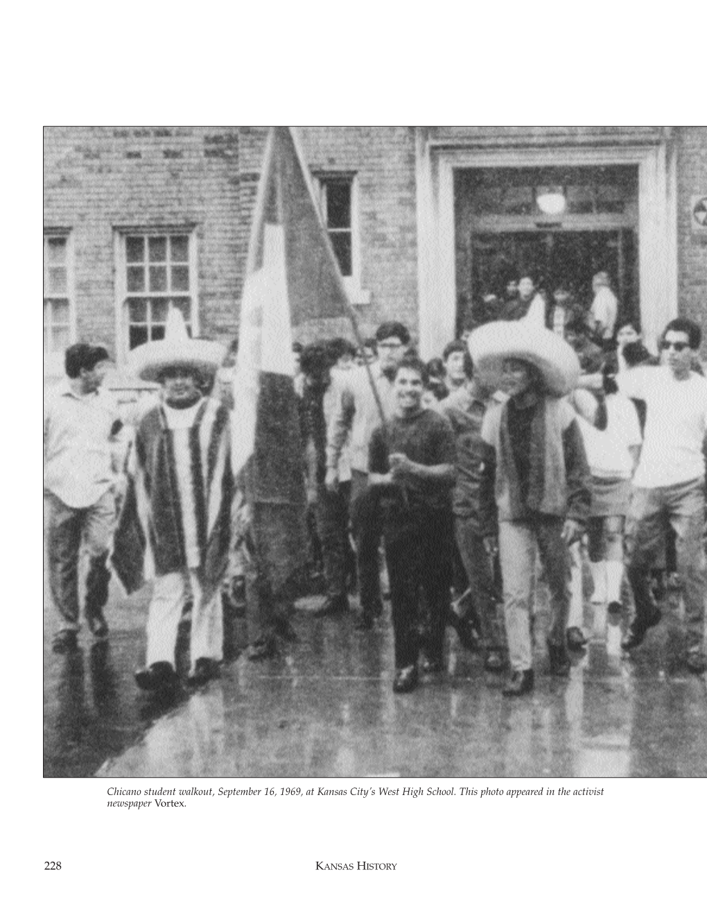 Chicano Student Walkout, September 16, 1969, at Kansas City's West