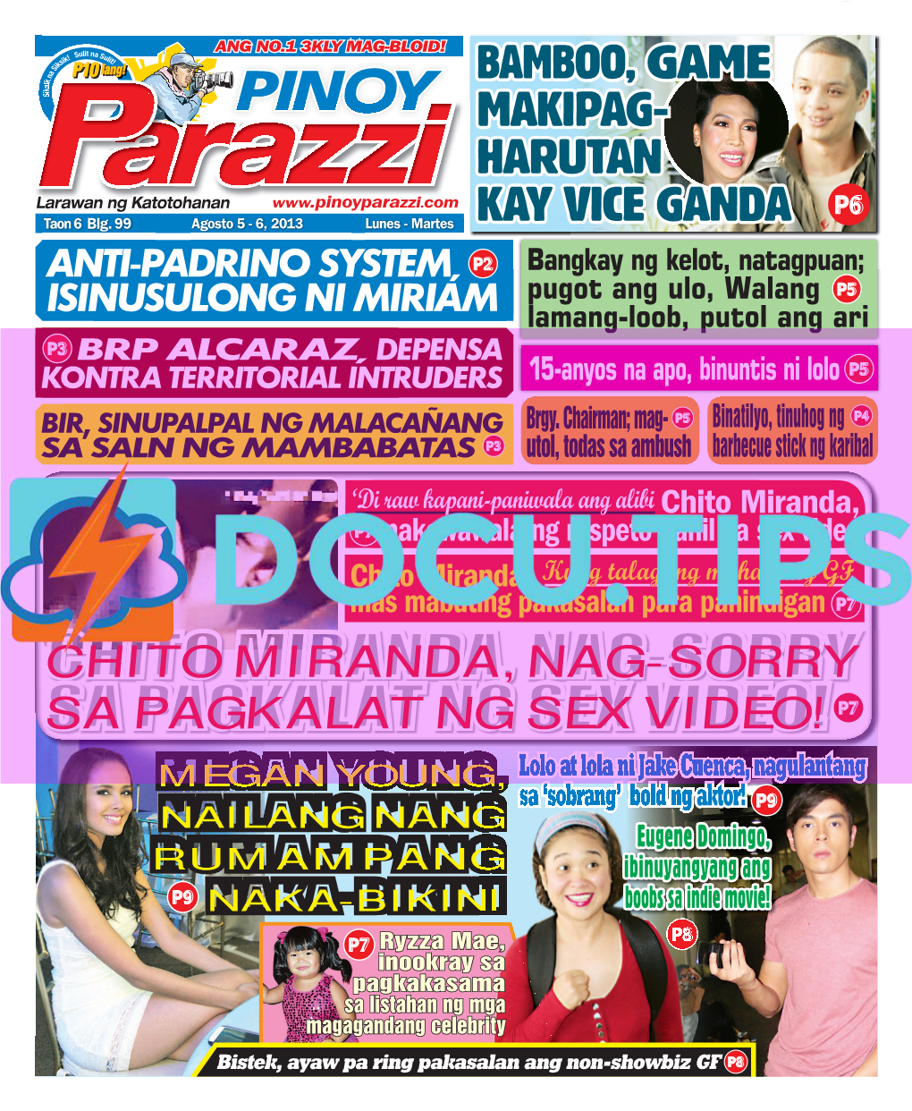 Pinoy Parazzi Vol 6 Issue 99 August 5