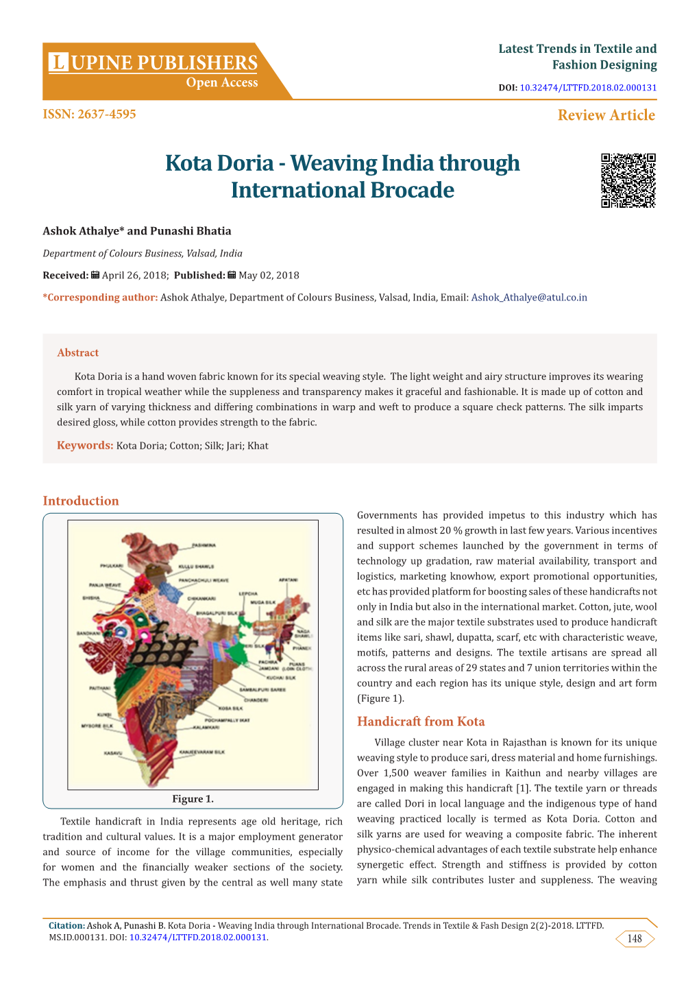 Kota Doria - Weaving India Through International Brocade