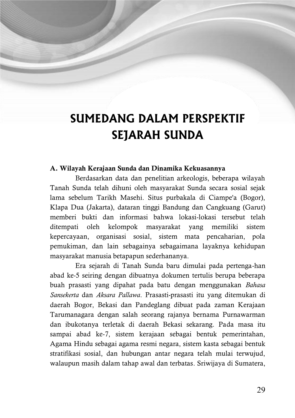 Sumedang Dalam Perspektif Sejarah Sunda