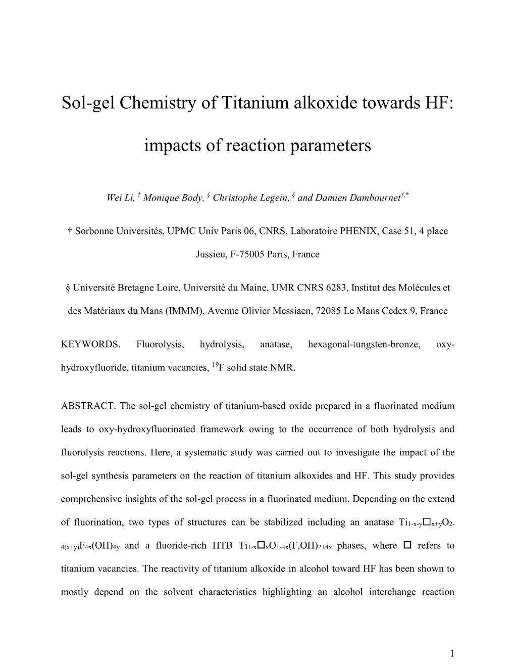 Template for Electronic Submission to ACS Journals