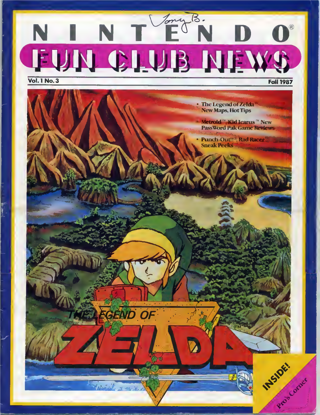 Nintendo Fun Club News Issue 03 Fall 1987