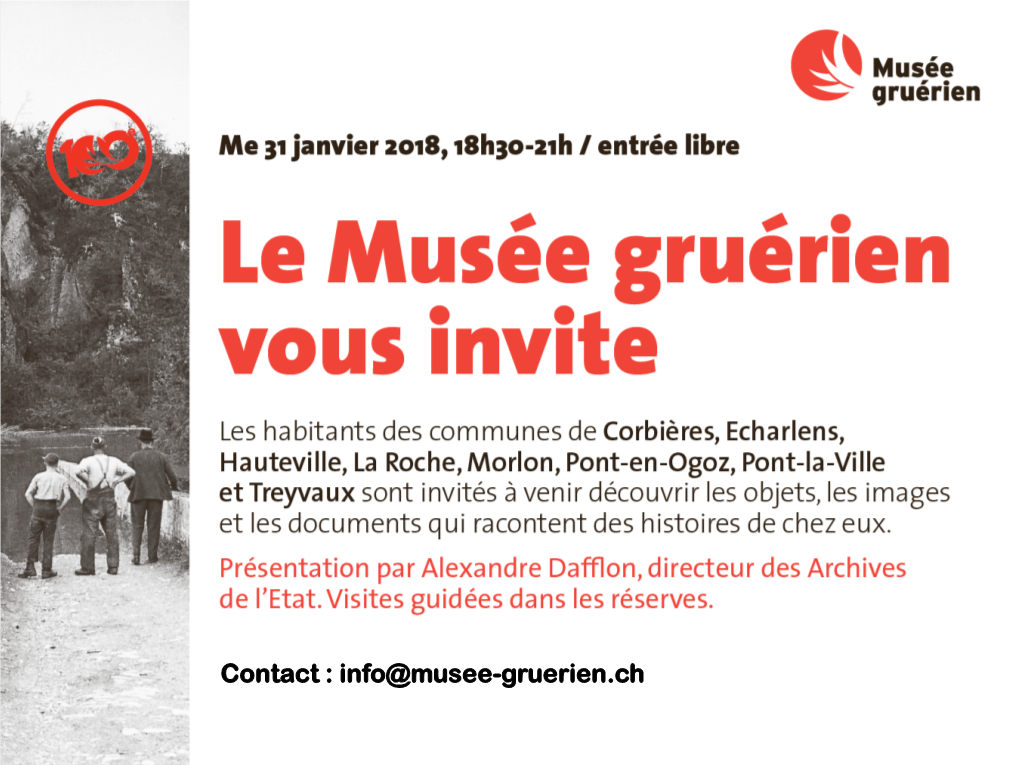 Info@Musee-Gruerien.Ch AVEC VOUS