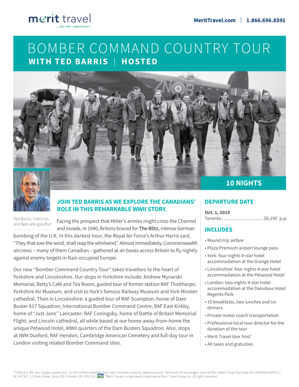 Bomber Command Country Tour with Ted Barris | Hosted