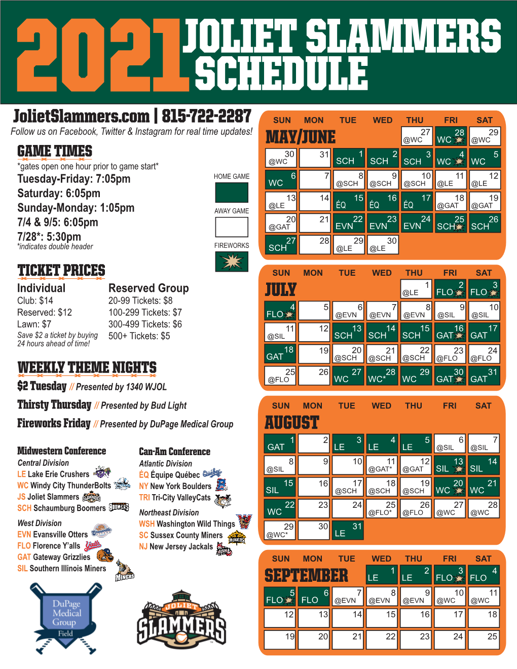 2021 Final Schedulewithnights