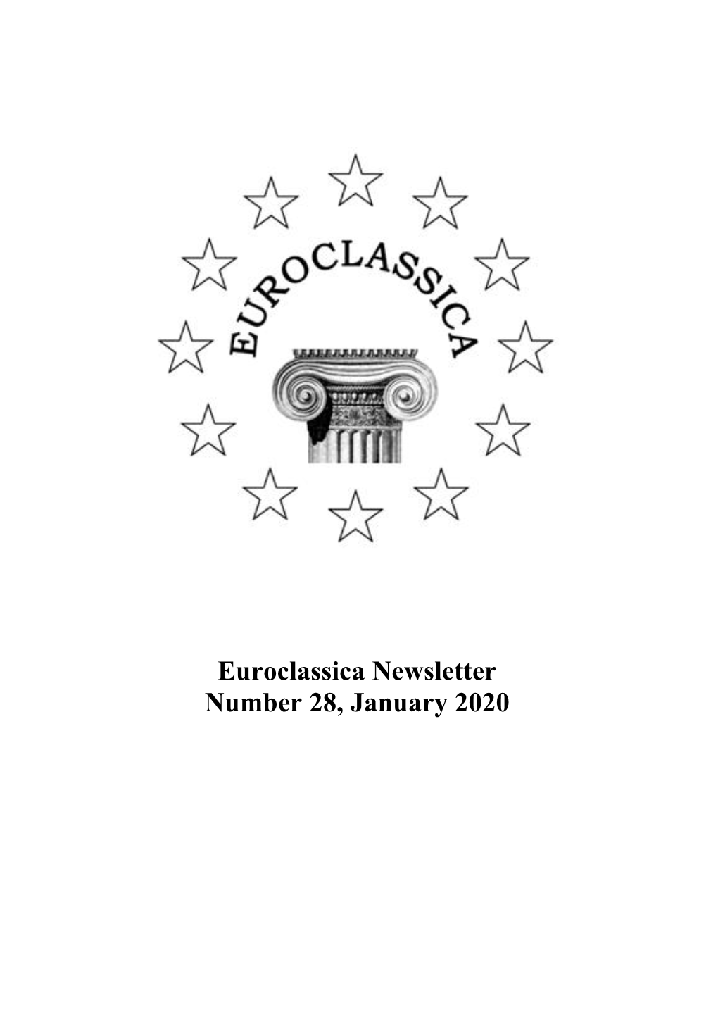 Euroclassica Newsletter Number 28, January 2020