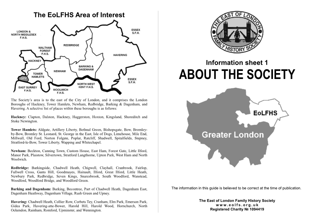 Eolfhs Information Sheet 1