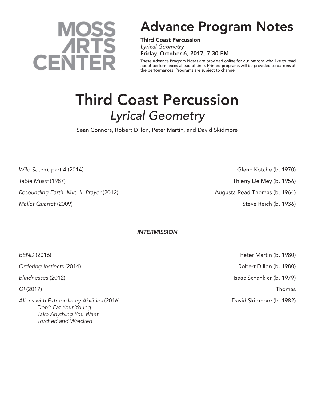 Third Coast Percussion