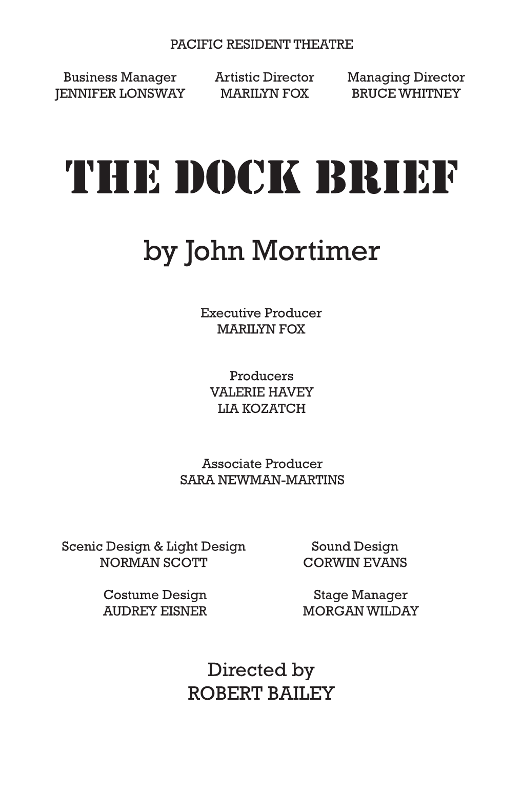 The Dock Brief.Indd