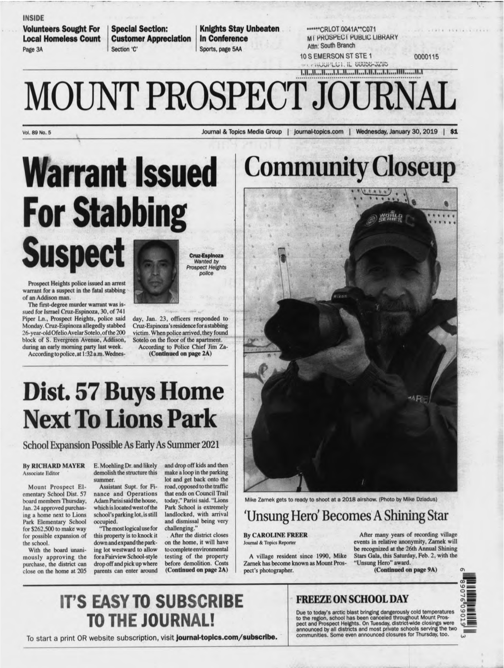 Mount Prospect Journal