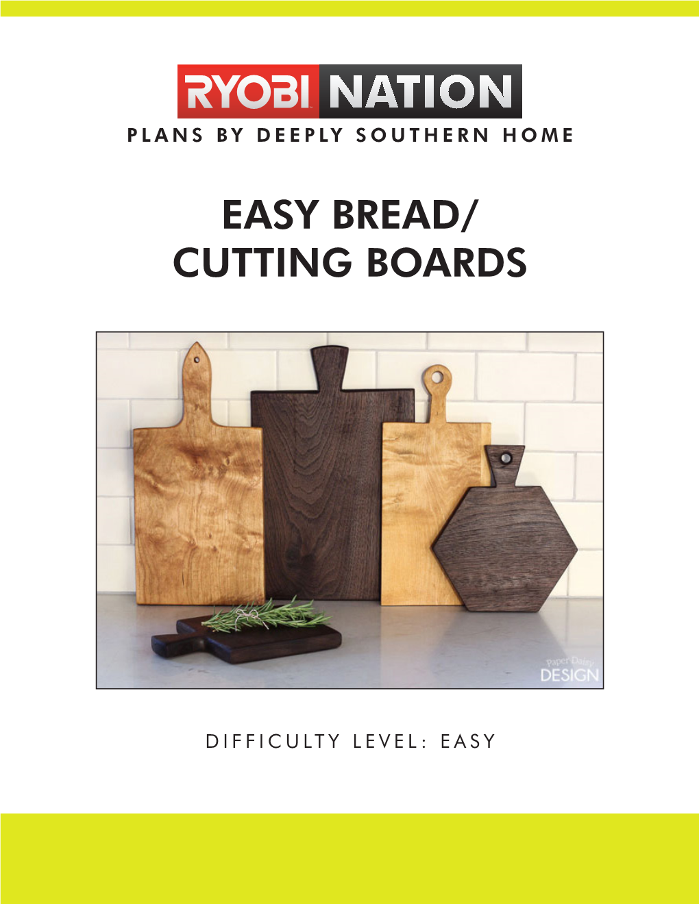 Easy Bread/ Cutting Boards