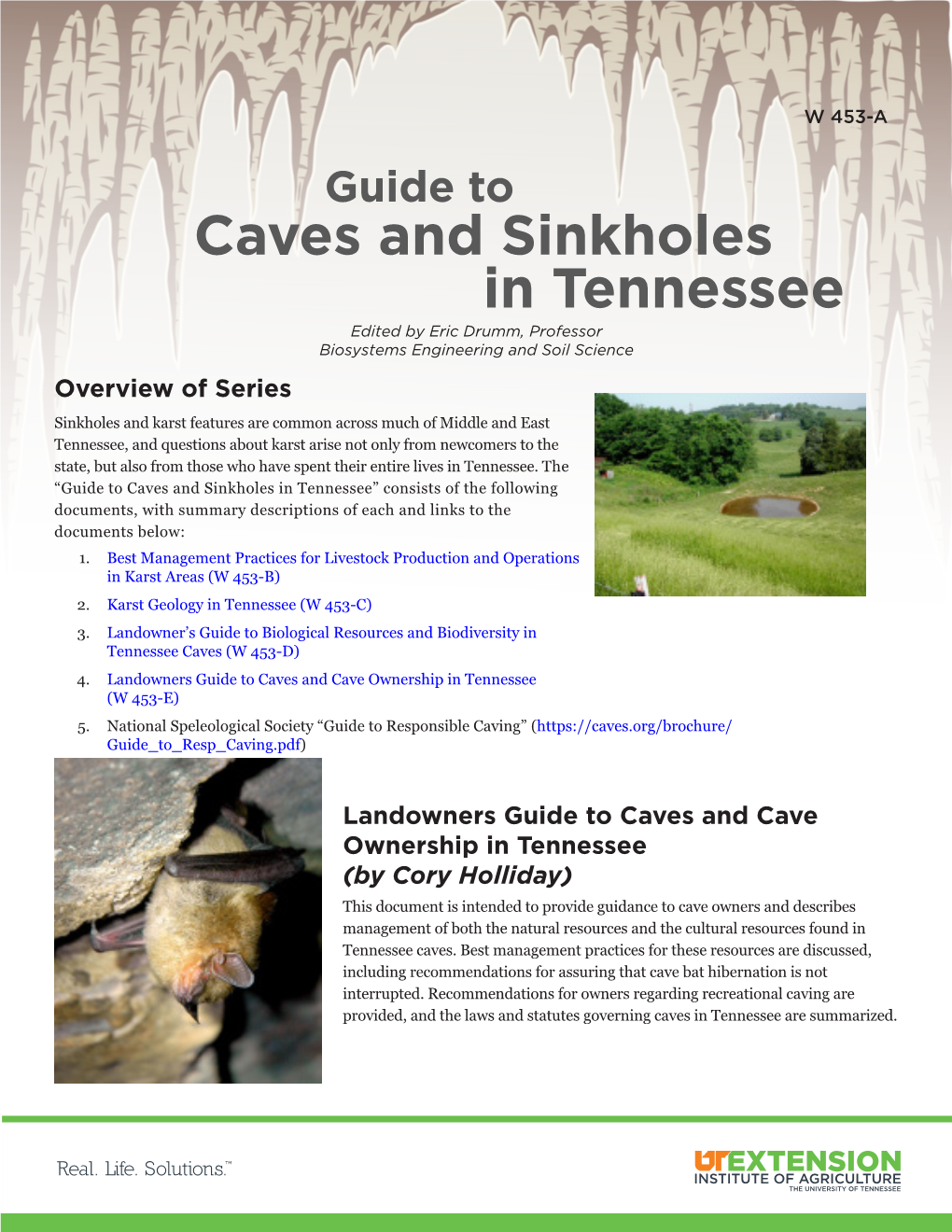 Caves and Sinkholes in Tennessee