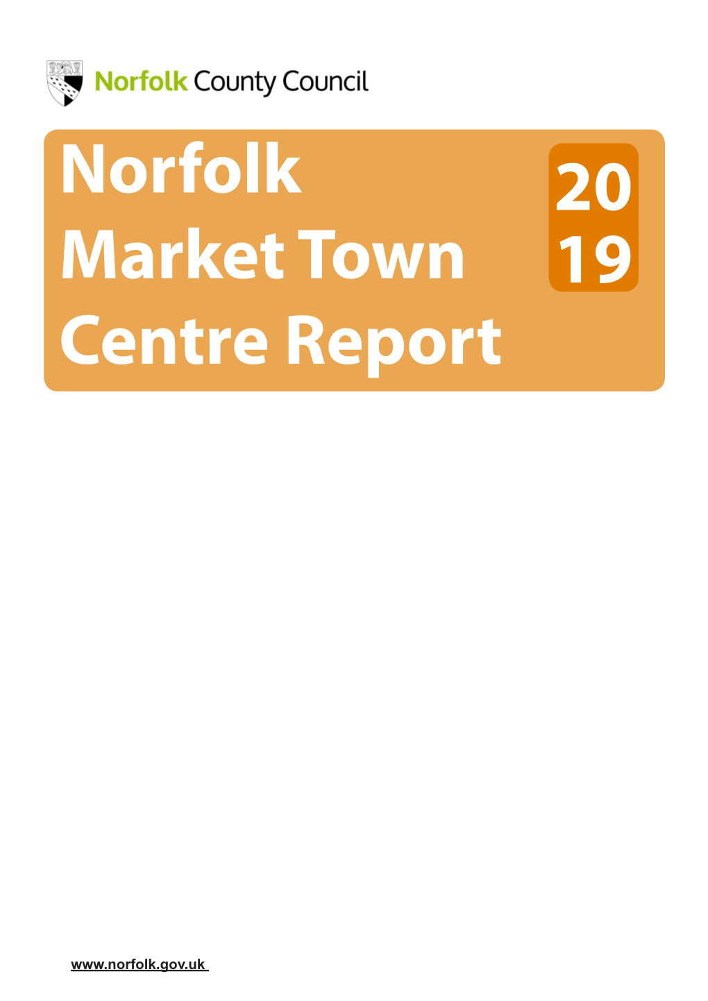 Norfolk Market Town Centre Report 20 19