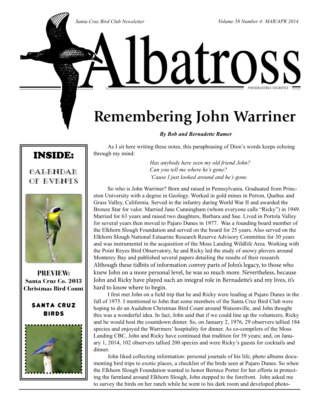 Remembering John Warriner