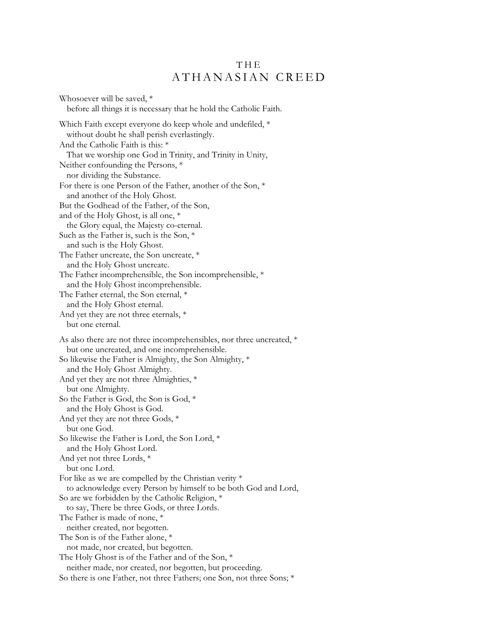 62-Athanasian Creed