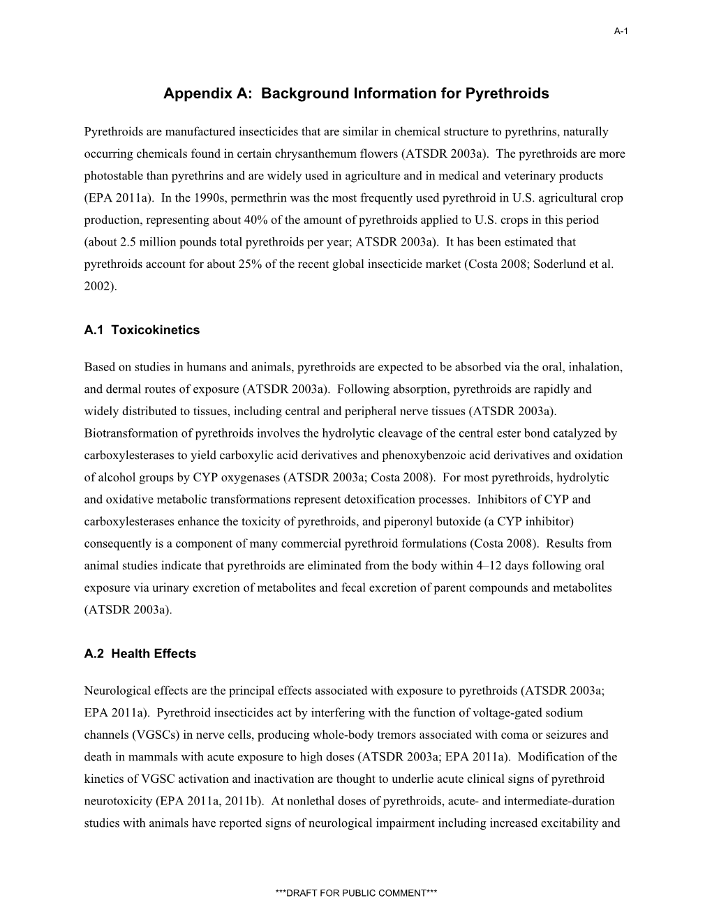 Interaction Profile for Mixture of Insecticides