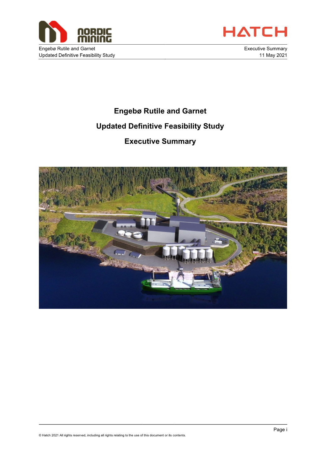 Updated Definitive Feasibility Study Executive Summary