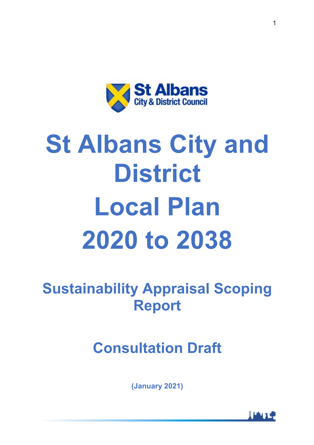 St Albans City and District Local Plan 2020 to 2038