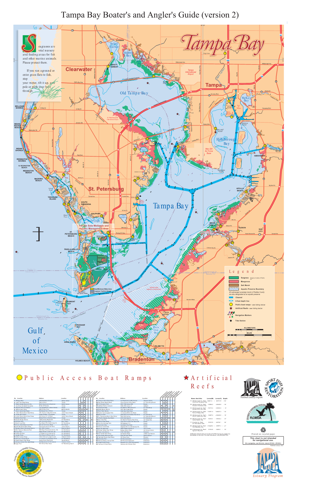 Gulf of Mexico Tampa Bay Boater's and Angler's Guide (Version 2)