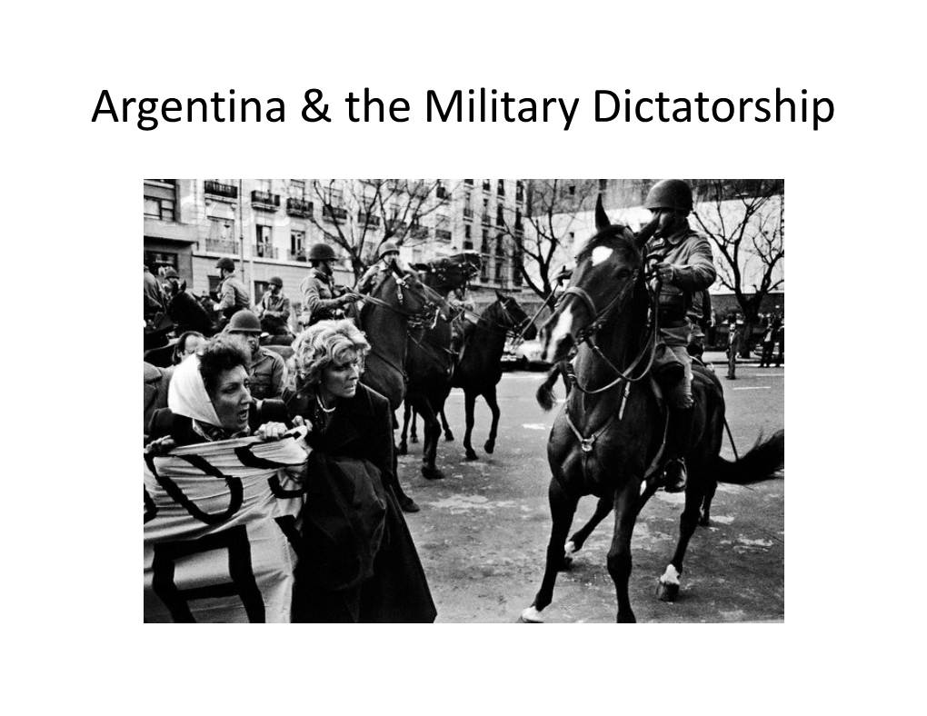 Argentine Dictatorship