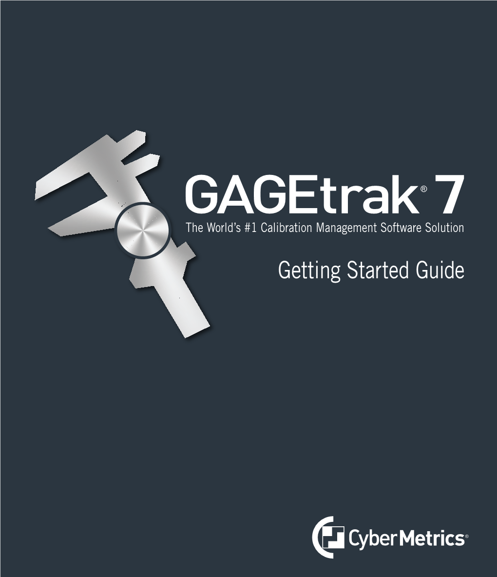 Gagetrak 7.0.5 Getting Started Guide