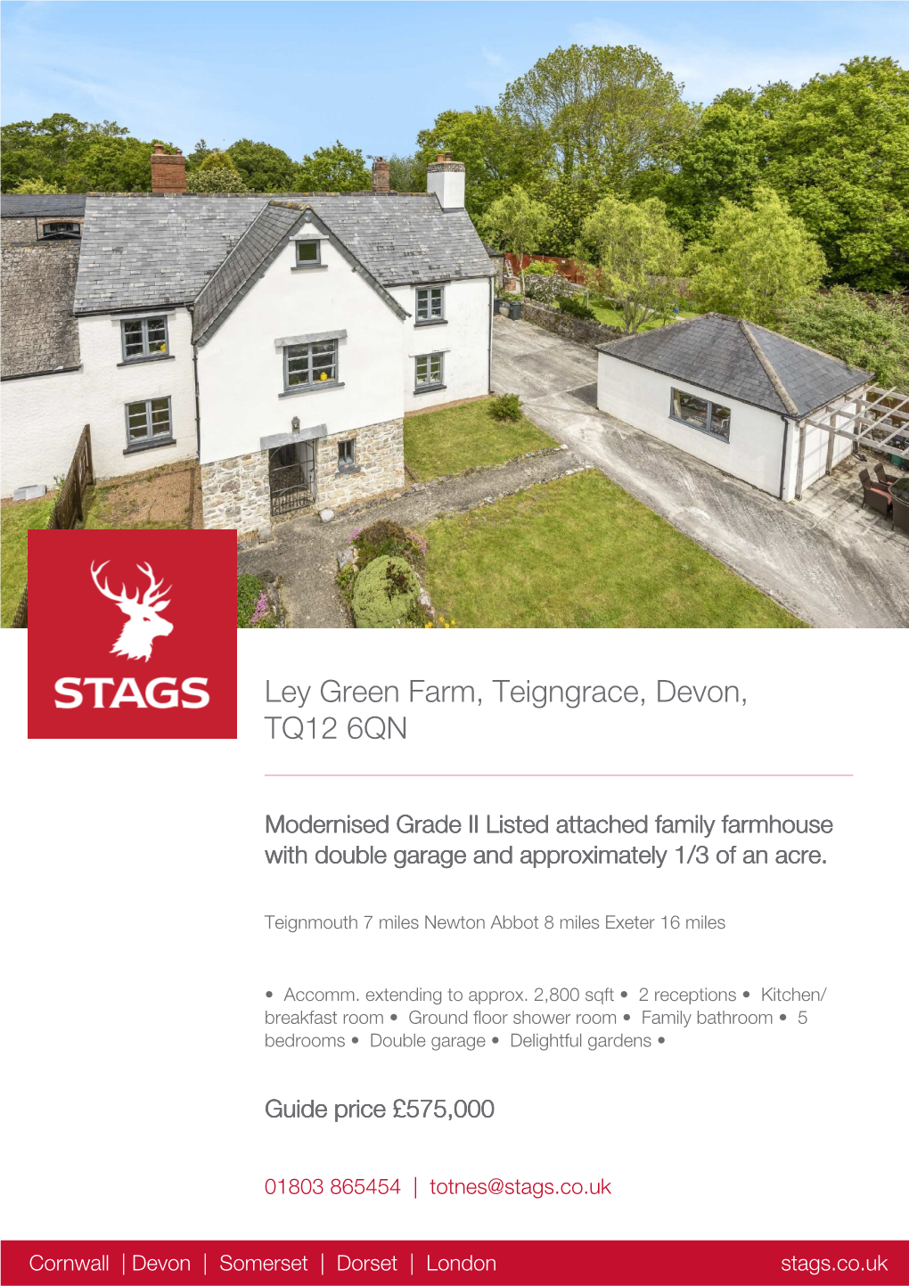 Ley Green Farm, Teigngrace, Devon, TQ12 6QN